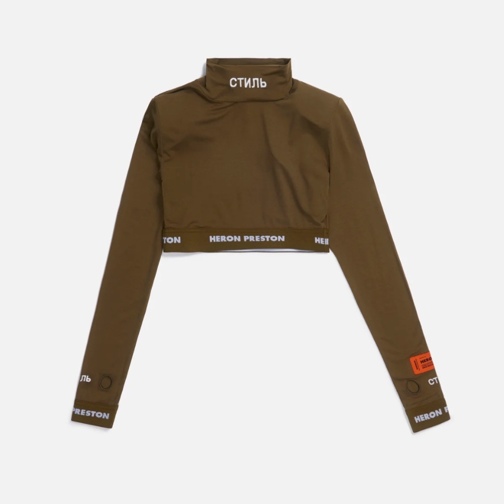 HERON PRESTON L/S CROP TOP